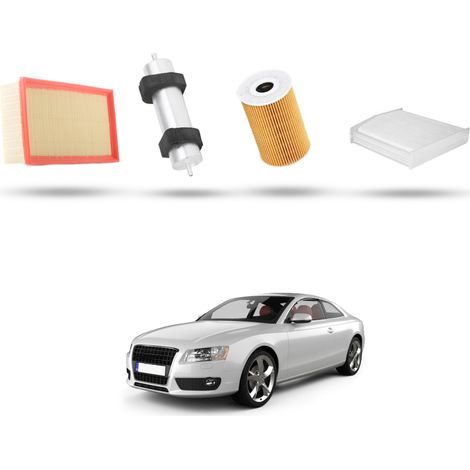Kit Tagliando 4 filtri compatibile con Audi A5 (8T3,8F7,8TA) 2.0 tdi 130kw dal 2011 (1/5)