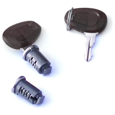 Serrure de coffre Kappa (1 pièce - tous modèles sauf K53N et K30N) avec clés noires