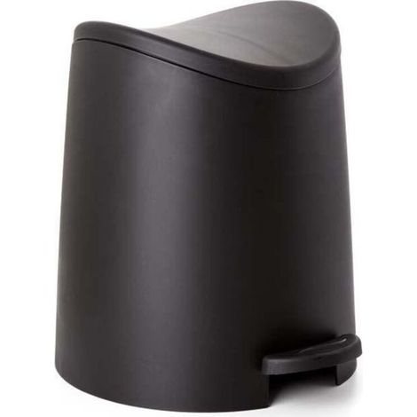 Tatay Std 3l Bin poubelle salle de bain noir 3 litres