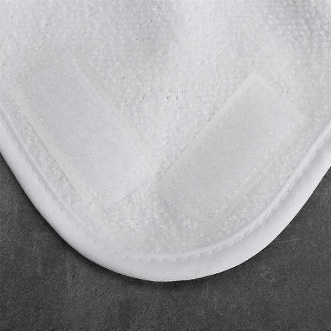 AURA Lot de 8 lingettes de rechange en microfibre pour balai vapeur à trois coins (1/5)