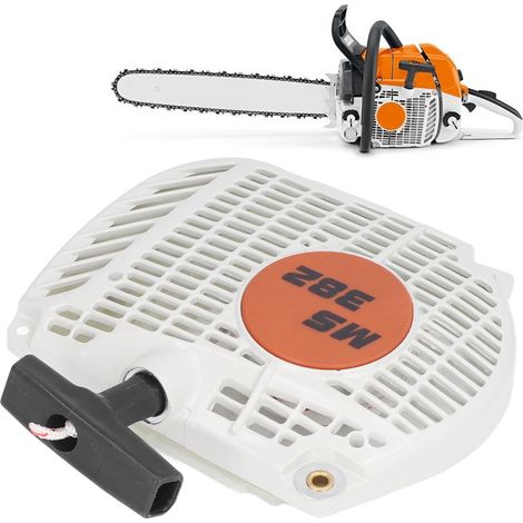 Démarreur à corde en acier allié pour tronçonneuse Stihl MS381 MS382, pièce de rechange.