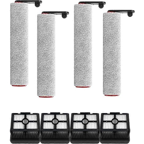 Pièces de rechange pour aspirateur eau et poussière Dreame H12 Pro / H12 Plus / H12 Core : brosse douce, rouleau et filtre HEPA. (1/5)