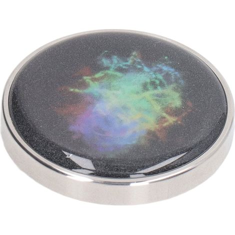 Gyroscope Rotatif de Bureau en Acier Inoxydable avec Motifs Colorés pour Déstresser 1 (1/5)