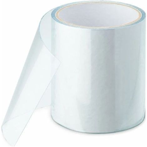 Ruban adhésif sous-marin, ruban d'étanchéité, ruban de réparation pour piscine, tente, bâche, gouttière, bateau gonflable, colle acrylique (100MM66M, Transparent) (1/5)