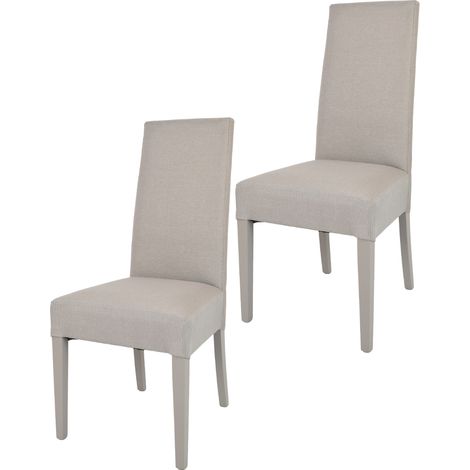 Tommychairs 2 Glam chairs in beech, seat in suede fabric (1/4)