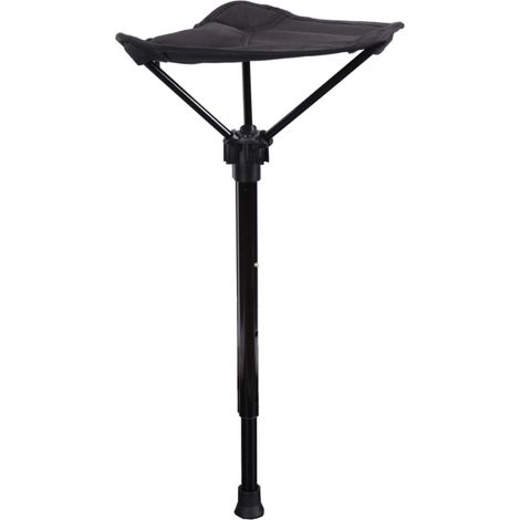 Tragbarer, höhenverstellbarer Hocker, ausziehbarer Sitz, Outdoor-Angelstuhl mit 3 Stufen - shdsa