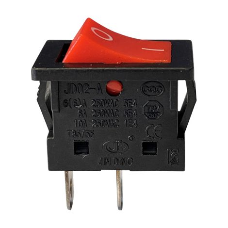 JINDING JD02 - JD02-A Wippschalter 250V 10A 2Pin Schalter (1/5)
