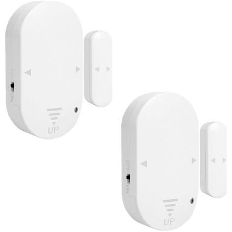 Alarme Porte et Fenetre, 2 Packs de Détecteur de Vibration de Bris de Verre, Sirène Puissante de 130 DB, Détecteurs pour Portes et Fenêtres, Alarme Maison pour Maison, Magasin, Appartement (1/5)