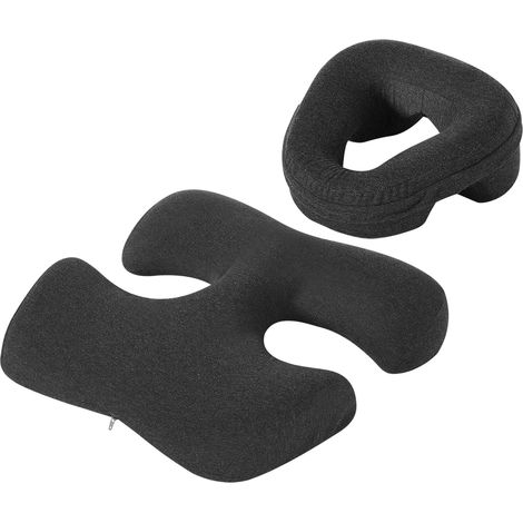 Oreiller de massage visage vers le bas, oreiller visage vers le bas pour dormir avec fond antidérapant, coussin tête et coussin poitrine pour SPA, sommeil