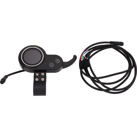 Écran LCD pour Vélo Électrique et Scooter 2 en 1 - Compteur L081 avec Poignée d'Accélérateur et Connecteur Étanche (1/5)