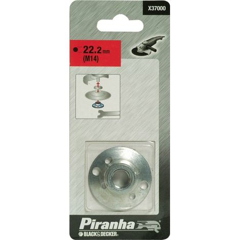 BLACK&DECKER PIRANHA-GHIERA CONICA PER PLATORELLO FORO 22,2 mm M14 X37000