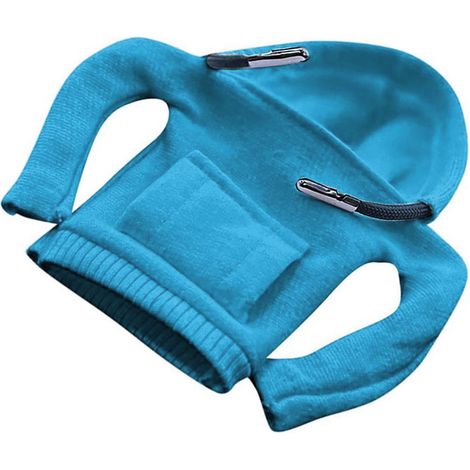 Manchon de levier de vitesse en forme de sweat à capuche, housse de pommeau de vitesse pour voiture, accessoire d'intérieur automobile, bleu (1/5)