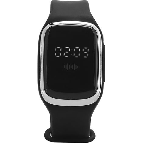 Bracelet anti-moustiques à ultrasons pour adultes et enfants (noir)