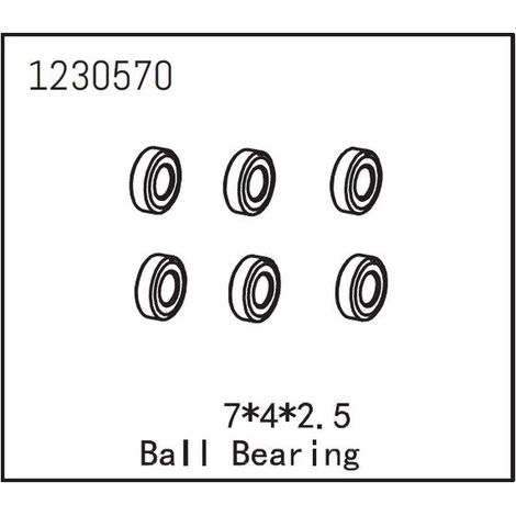Ball Bearing 7x4x2.5