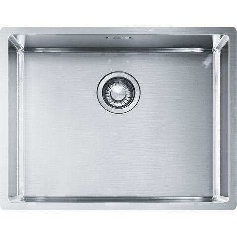 Evier Franke Box BXX110-50 - Inox Lisse - Vidage : Manuel (1/2)