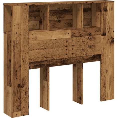 Maison Exclusive - Cabecero armario madera ingeniería envejecida
