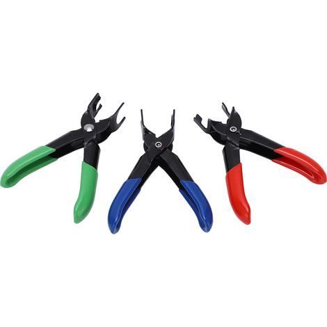 Set mit Trennzangen für Kraftstoffleitungen, universelle, ergonomische, gummierte Griffe für Benzin- und Dieselfahrzeuge, 3-teilig (1/5)