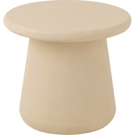 Table Basse Design "Cave" 51cm Beige (1/3)