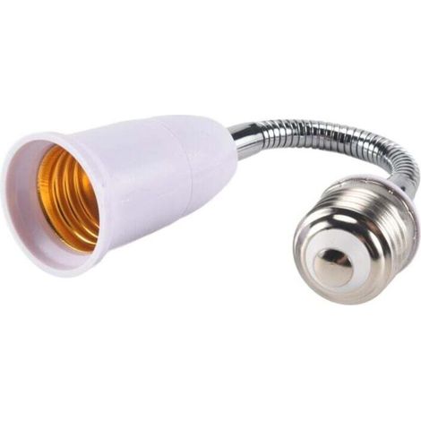 Adaptateur Flexible E27 Prise D'extension LED 20cm Support Ampoule Convertisseur
