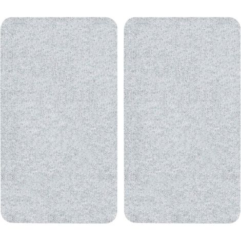 Lot de 2 plaques de recouvrement en verre trempé 4 mm – Dimensions 30 x 52 cm – Résistantes aux rayures et chocs – Pour plaques vitrocéramiques - 2712800100 (1/5)