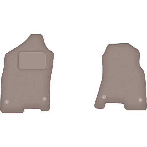 Tapis de sol avant pour : Dodge RAM 1500 Quad Cab (2019-2024) beige