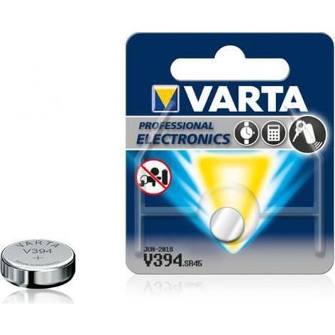 Varta 00394101401, Argent-Oxide (S), Pile bouton, 1,55 V, 1 pièce(s), SR45, 56 mAh (1/5)