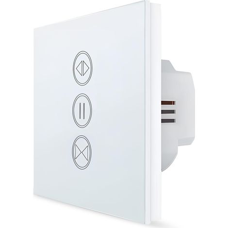 Interrupteur volet roulant connecté WiFi, ouverture réglable, commande vocale Alexa Google Home, minuterie intelligente, moteur mural pour stores et rideaux
