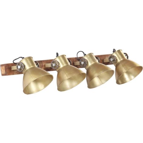 Lampe murale industrielle Laiton 90x25 cm E27 (1/5)
