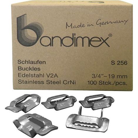 Pendientes De Los Aros De Acero Inoxidable De 5/8 V2A- Paquete De 100 Unidades Bandimex