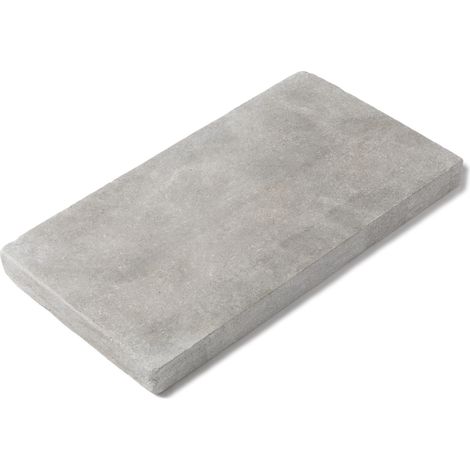 Margelle de piscine Pierre Naturelle Atlas - 61x33x5 cm - Bord droit - Gris