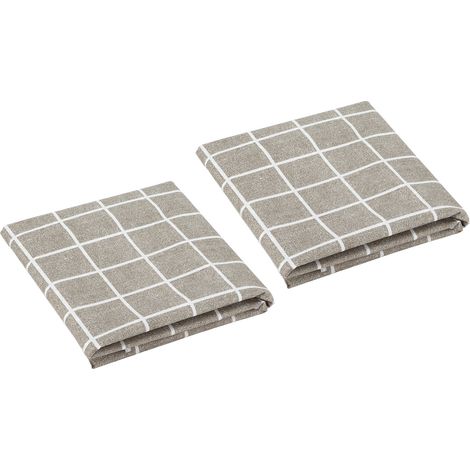 Lot de 2 nappes à carreaux imperméables et résistantes à l'huile, rectangulaires, pour l'intérieur, l'extérieur et le camping. (1/5)