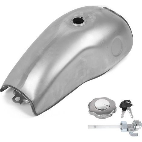 Réservoir de carburant universel pour moto, 10l, 2.6 gallons, en fer, remplacement non peint, pour Yamaha SR125, SR250, SR400
