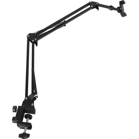 Support pour Téléphones Portables de Bureau Pliable Noir, Bras (1/5)