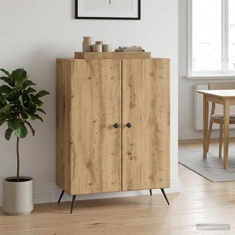 Aparador Roble artisan 66 x 34,5 x 90 cm Madera de Ingeniería (1/4)