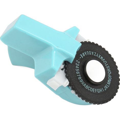 Imprimante d'étiquettes 3D portable à gaufrage avec ruban d'étiquettes, adaptée à une utilisation à domicile, en entreprise et au bureau, bleu ciel. (1/5)