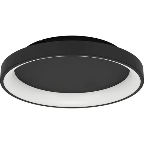 Lumière de plafond LED élégante Loretello Ø 35cm - noir - 901251