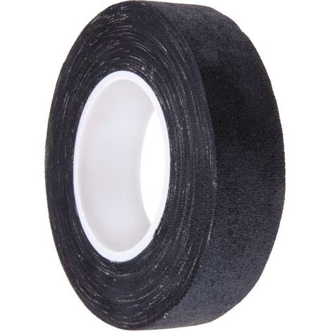 Ruban textile - Noir - 19 mm - 10 m - Applications diverses - Haute durabilité (1/5)