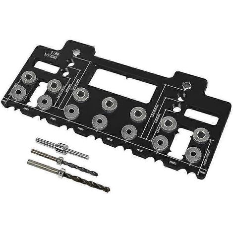 Gabarit de centrage automatique en alliage d'aluminium durable, outil de travail du bois 2 en 1 (1/5)