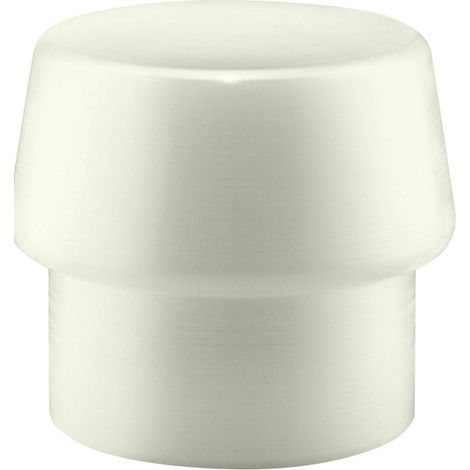 Tête de marteau simplex, diamètre de tête 50 mm, en nylon blanc dur
