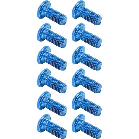 BOLANY 12-teiliges Set Bremsscheibenschrauben aus legiertem Stahl für Mountainbikes (1/5)
