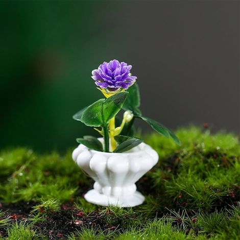 Modèle De Plante - Résine - Décoration Micro-paysage De Jardin - 2,5 x 3,5 cm - 1 Pièce (1/5)