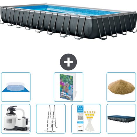 Ultra XTR Pool Rechteckig - 975x488x132 cm - 8-teilig S680