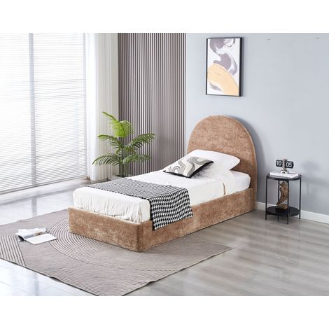 Lit Coffre Polaire Moka 90x190 cm (1/5)