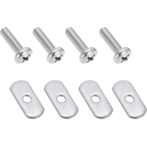 Nouveaux écrous et vis de fixation pour rails de rails, accessoires de modification pour kayak, canoë et bateaux (4 pièces M620) (1/4)