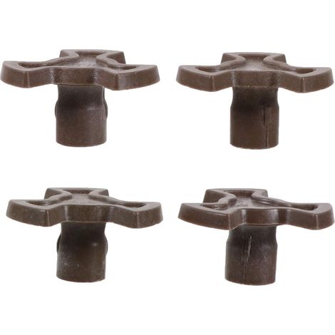 Coupleur de plat rotatif pour micro-ondes Rouleau rotatif en plastique de rechange pour four à micro-ondes 4 pièces Compatible avec plateau rotatif (1/5)