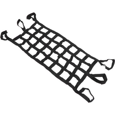 Filet de toit multifonction pour Jeep Wrangler YJ TJ JK JL, hamac souple en maille, rangement coffre arrière, protection cargo légère (1/5)