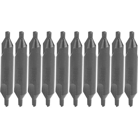 10 Zentrierbohrer Typ A, HSS-Industriewerkzeug, 3 mm