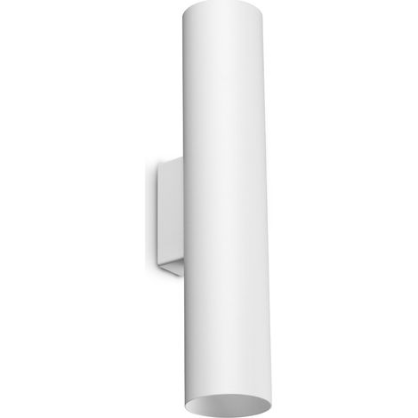 Ideal Lux Applique moderna Look 2 luci GU10 bianco alluminio vetro