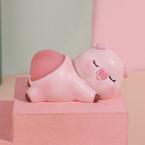Adorable jouet anti-stress en forme de derrière d'animal de dessin animé – idéal pour la maison, le bureau, la voiture ou le bureau. Cochon (1/5)