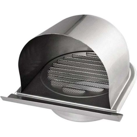 Hotte murale extérieure en forme de U, évent en acier inoxydable 201, hotte d'échappement, hotte extérieure imperméable à la pluie et au vent (1/4)